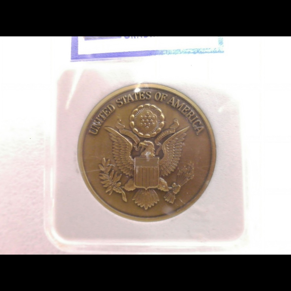USMC Bronze Medal IGS Graded MS70 Limited Edition Great Seal Reverse - Picture 4 of 5